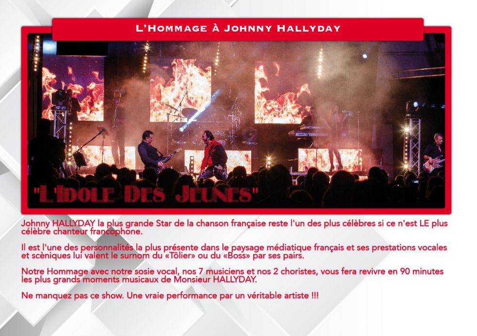 L’Hommage à Johnny Hallyday « L’idole des Jeunes » - Alméras Musci Live